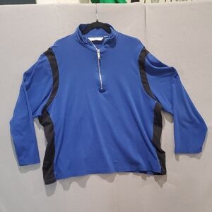 Tommy Hilfiger Blue and Black Pullover